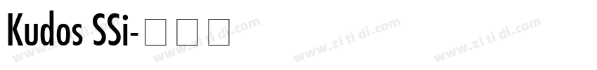 Kudos SSi字体转换